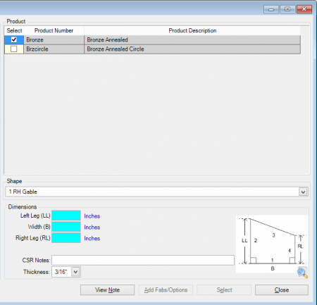 Shapes For Flat Glass